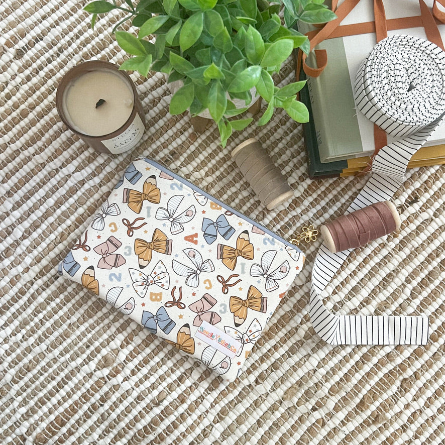 Back to School Pouch *READY TO SHIP*