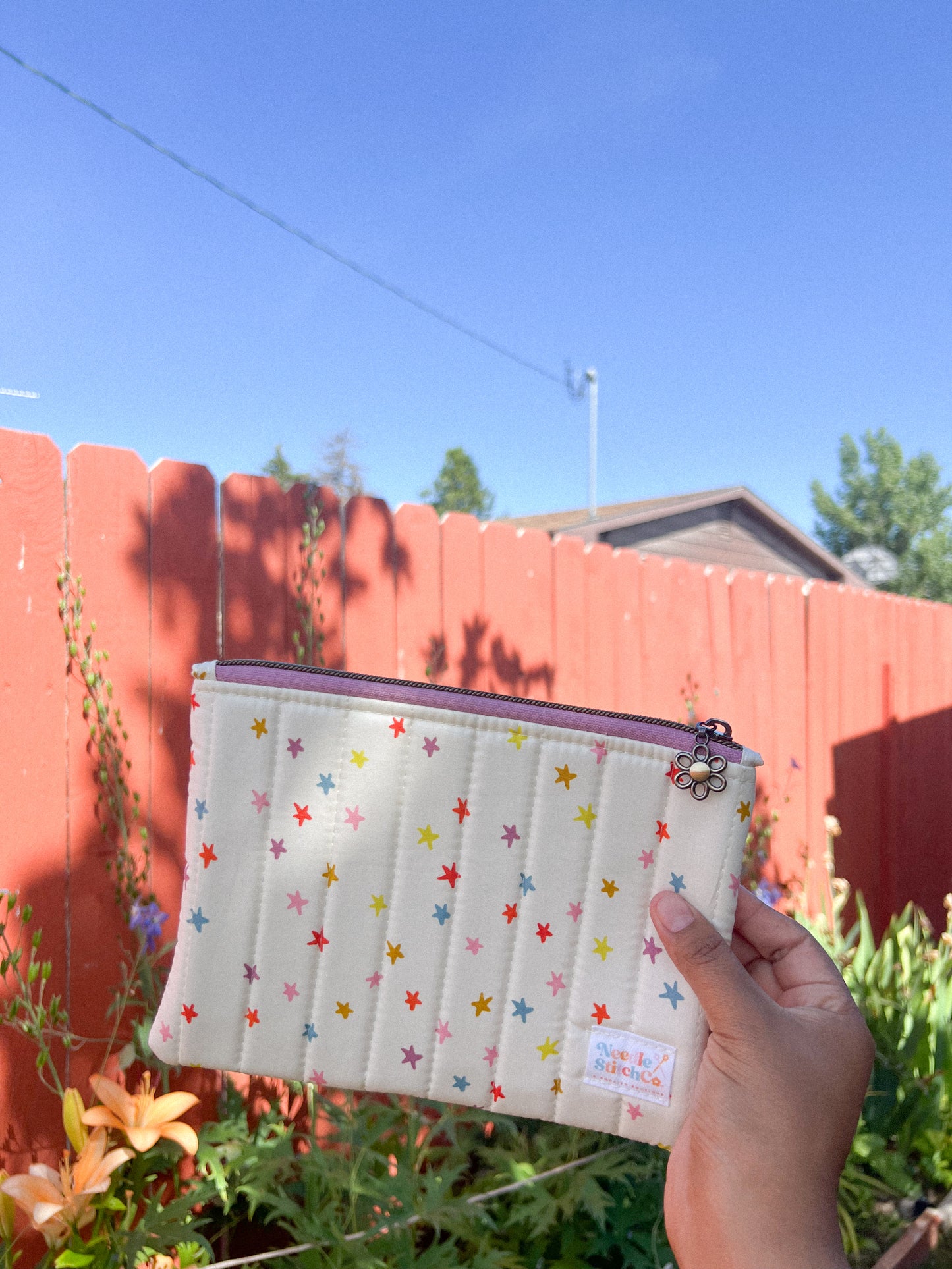 Starry Night Rainbow Pouch