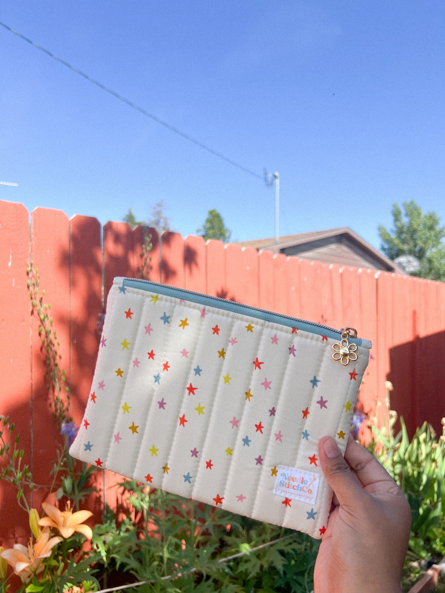 Starry Night Rainbow Pouch