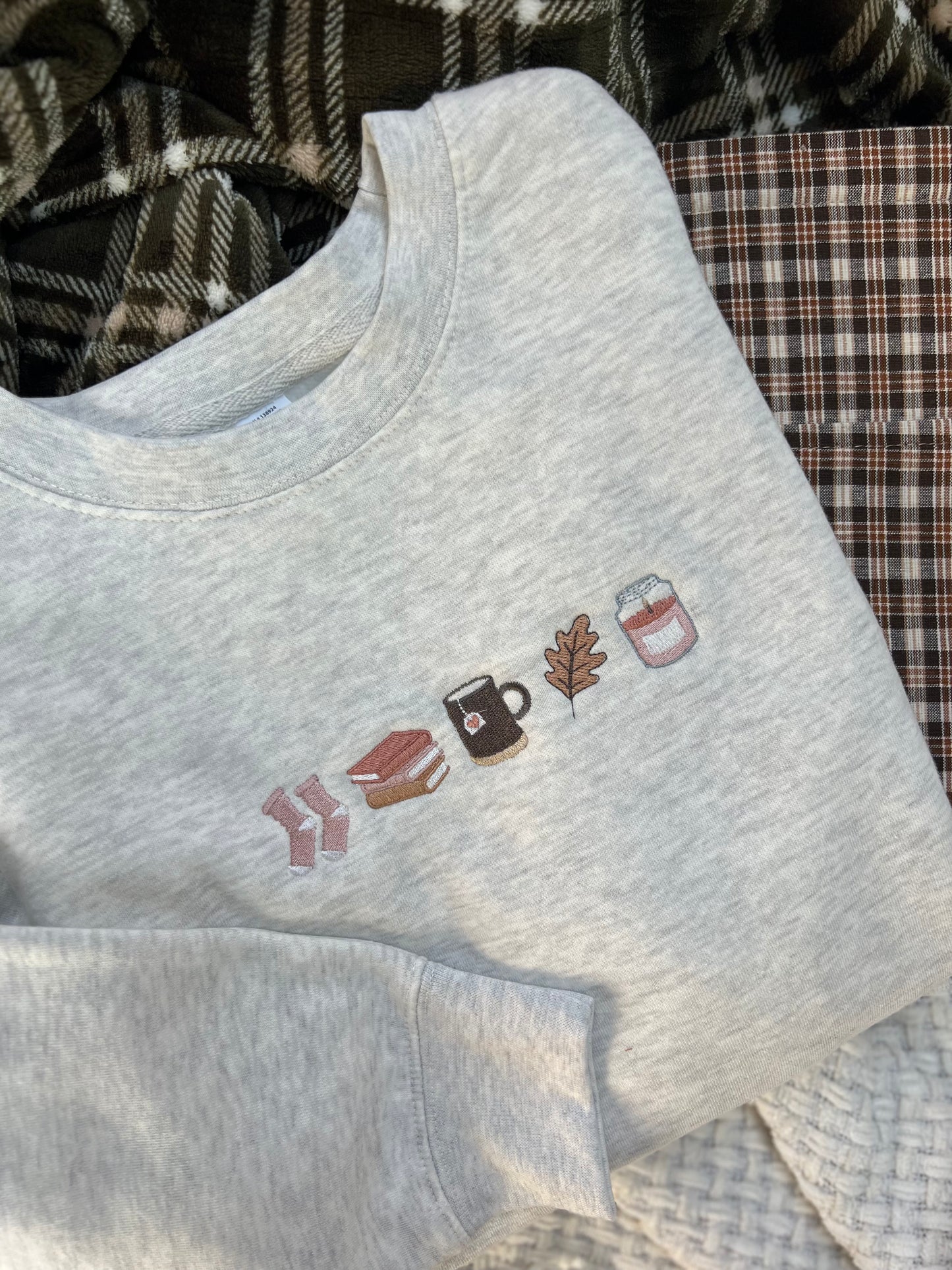 Cozy Girl Autumn Sweatshirt - READY TO SHIP