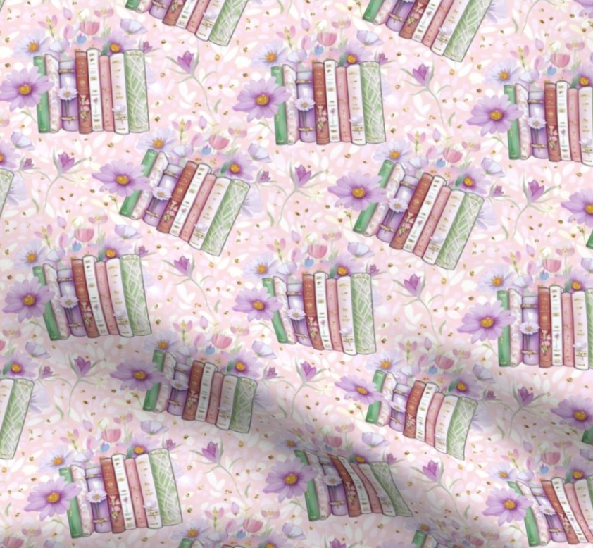 Books & Flowers in Pastel