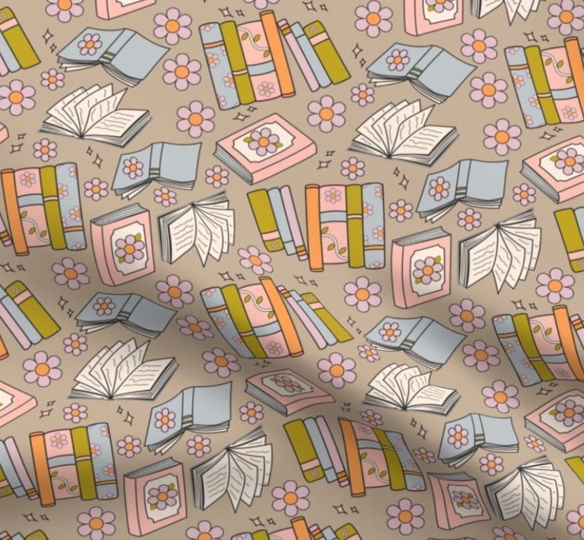 Retro Floral Books