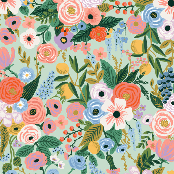 Garden Party in Mint Kindle Pouch