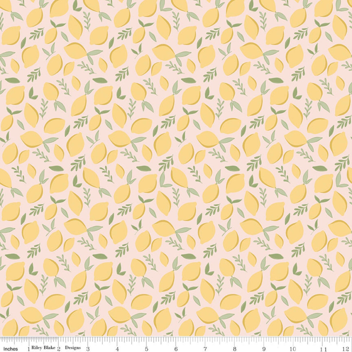 Daybreak Lemons Blush Boxy Pouch