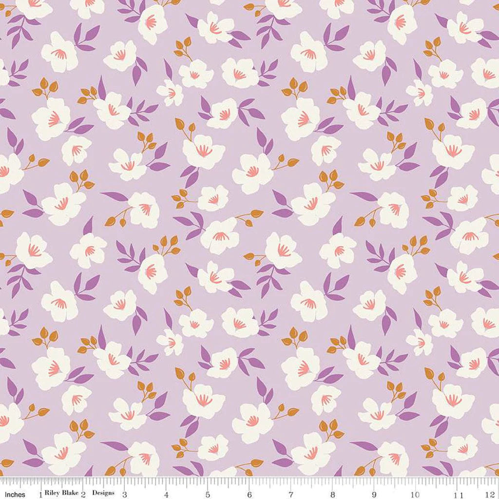 Flowing Floral Lilac