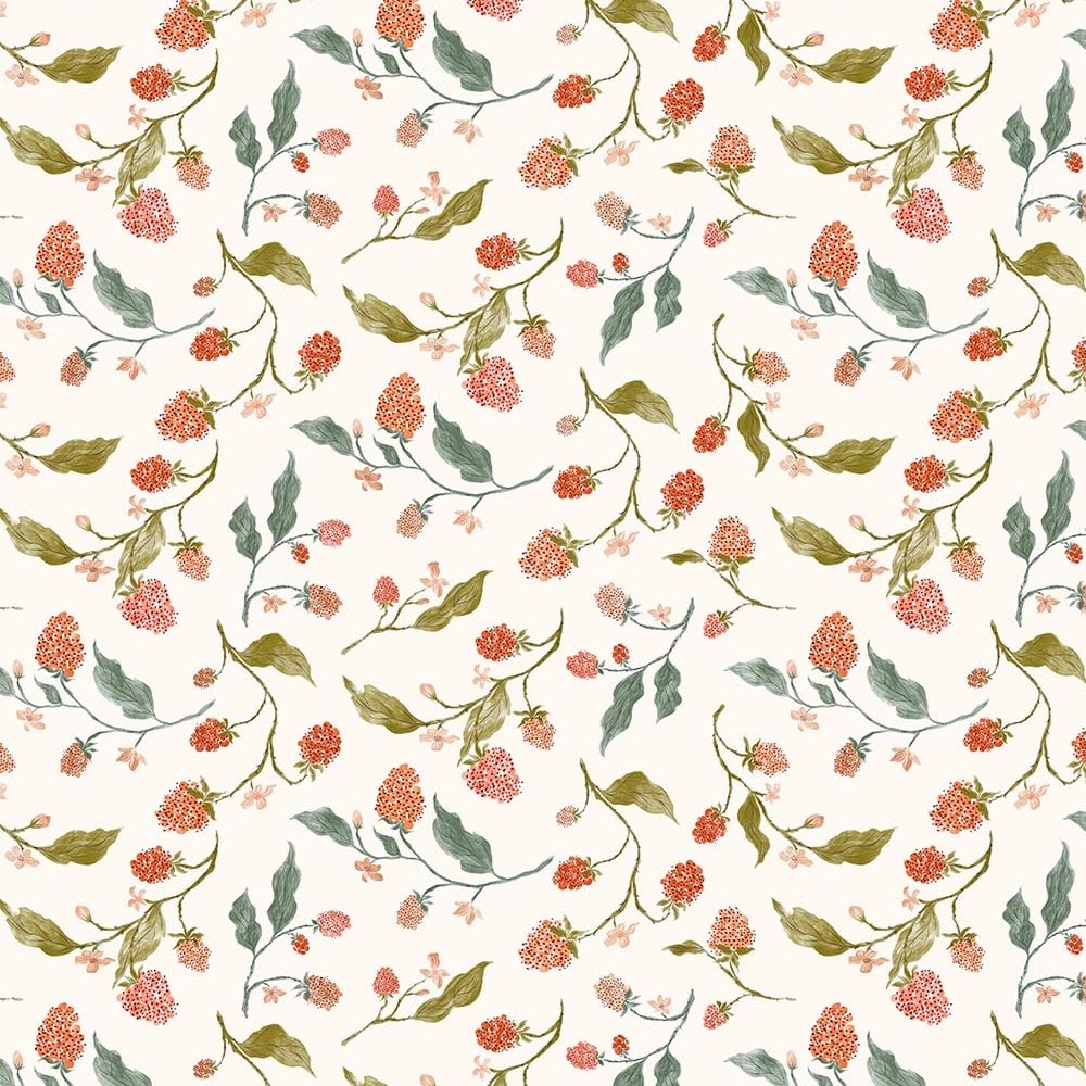 Berries - Cream Kindle Pouch