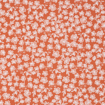 Burnt Orange Floral