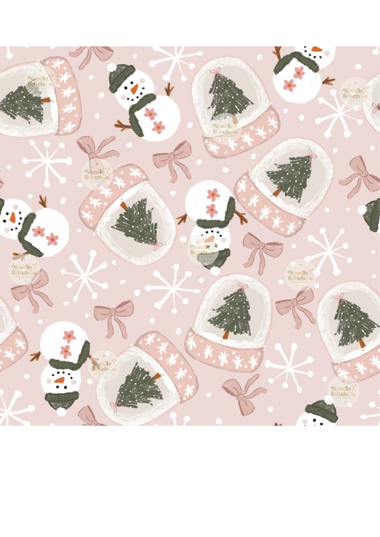 Snow Day Snowglobes Cozy Keeper (Zip Pouch)