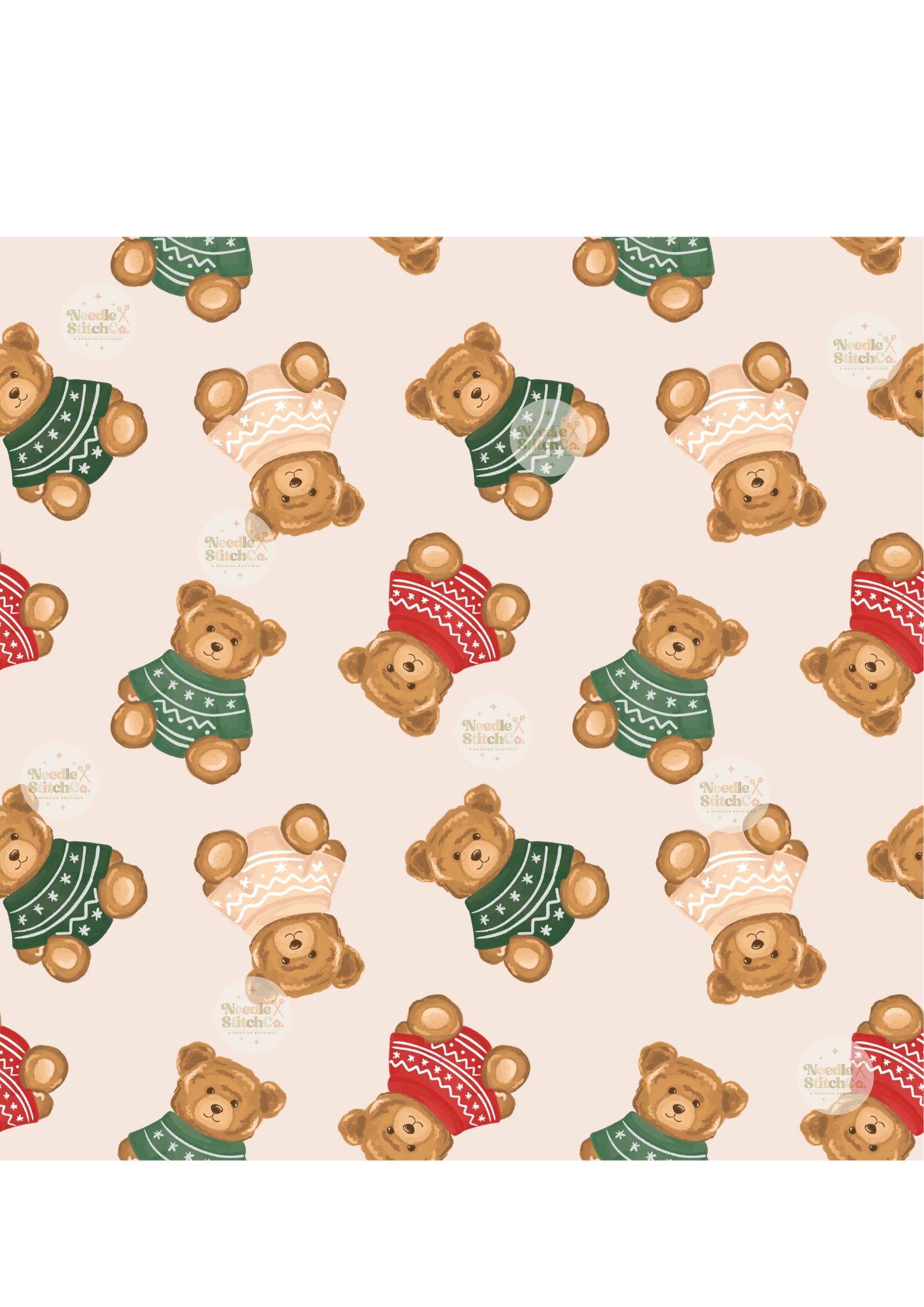 Winter Sweater Cubs Cozy Keeper (Zip Pouch)