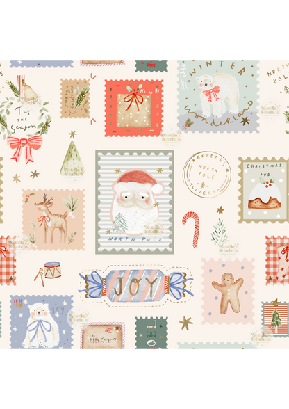 The North Pole Postal Society Cozy Keeper (Zip Pouch)