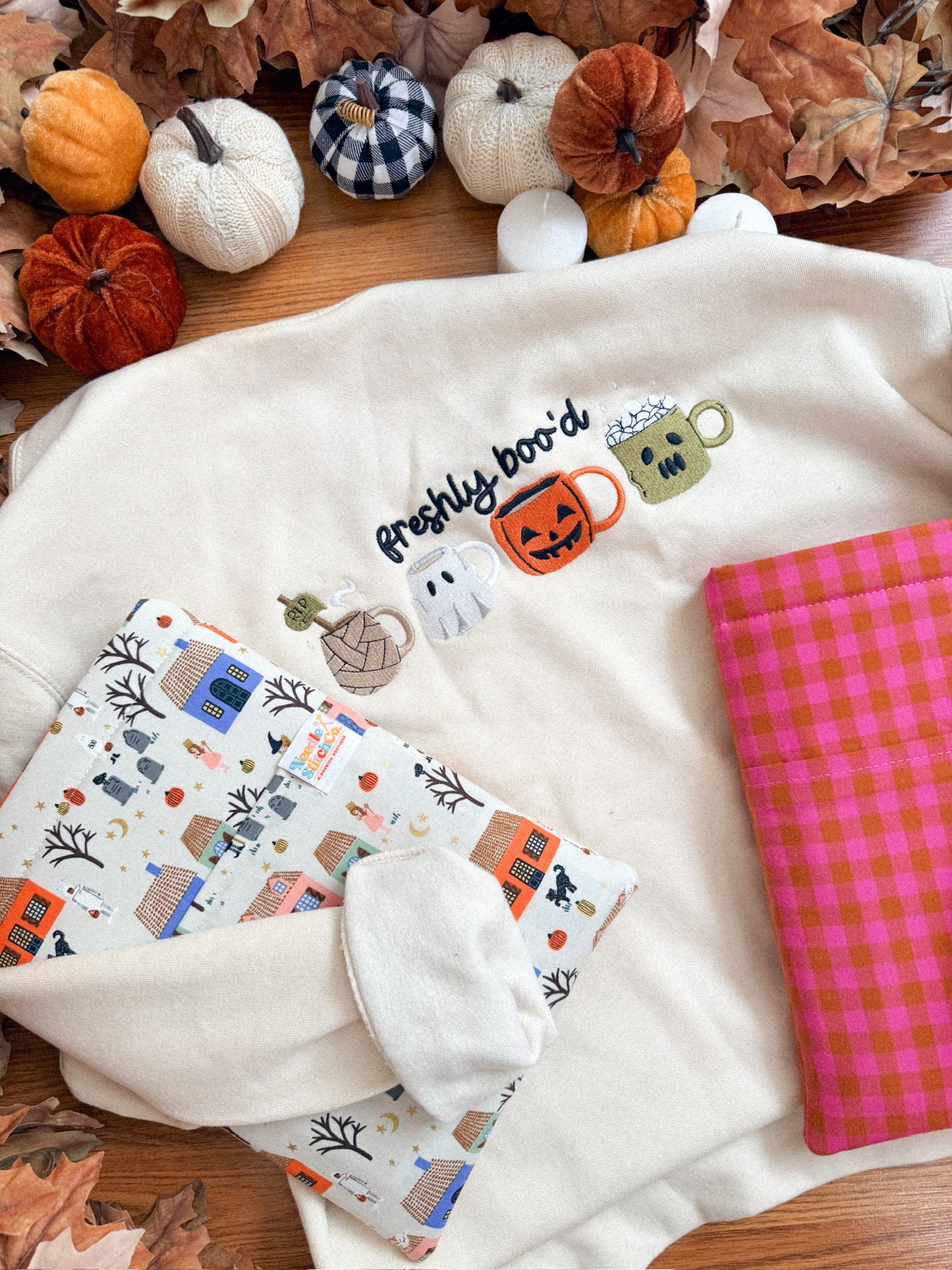 Limited Release - Freshly Boo'd Embroidered Sweatshirt