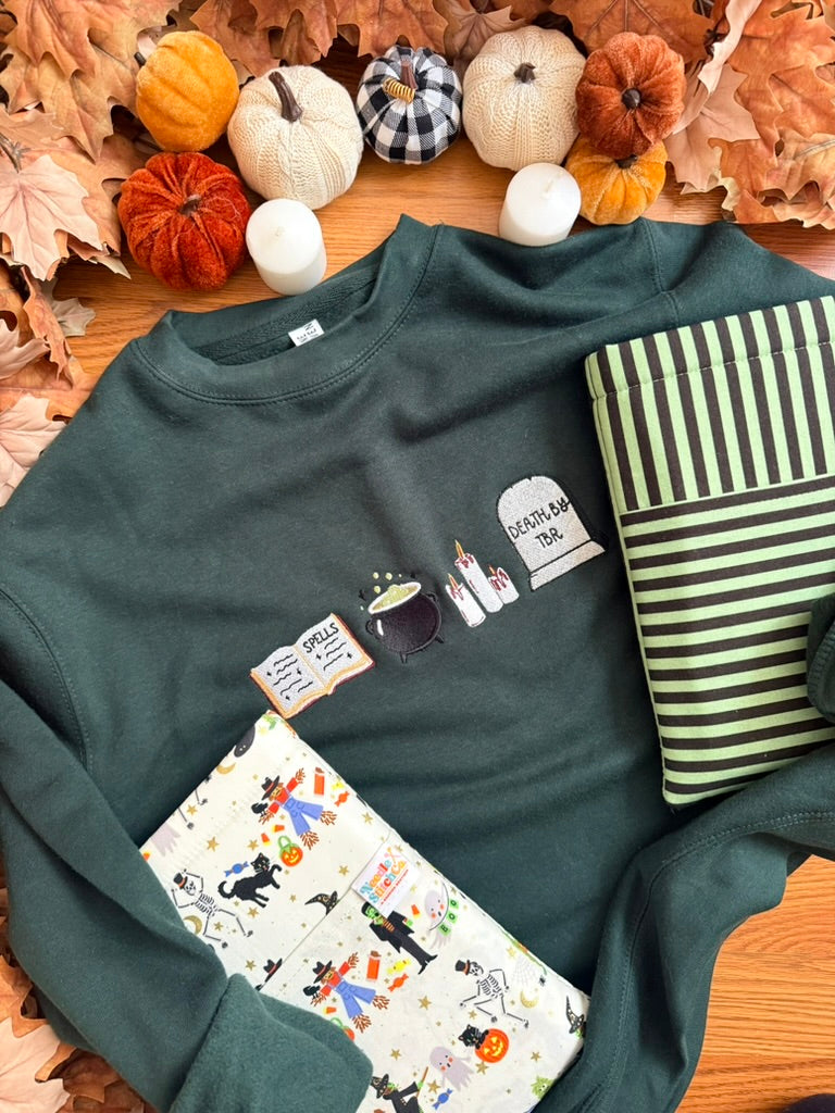 Limited Release - Spooky Potions Embroidered Sweatshirt