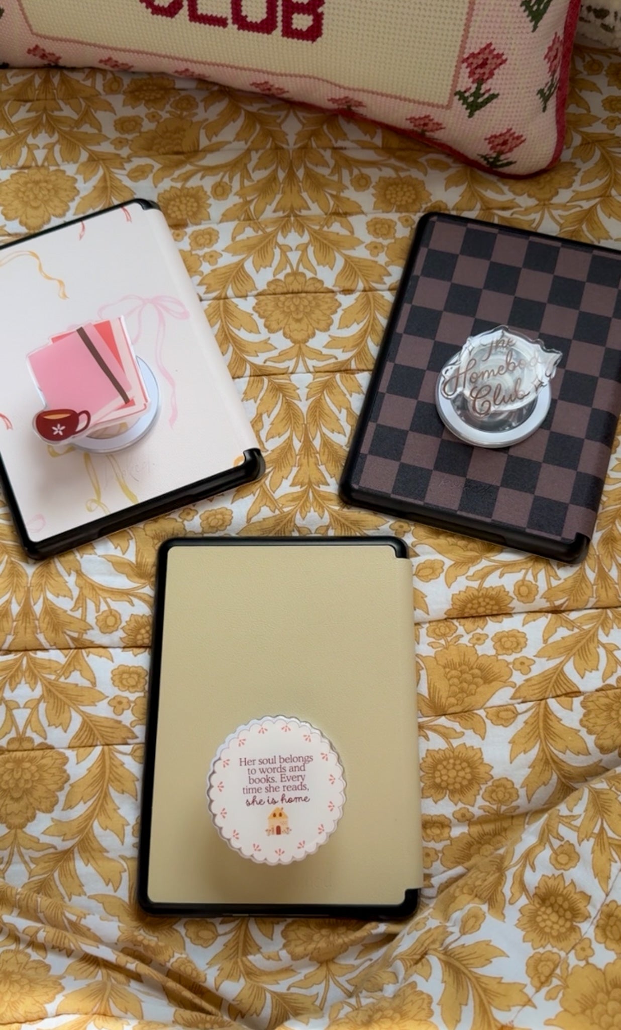 Home & Heart E-Reader Grips