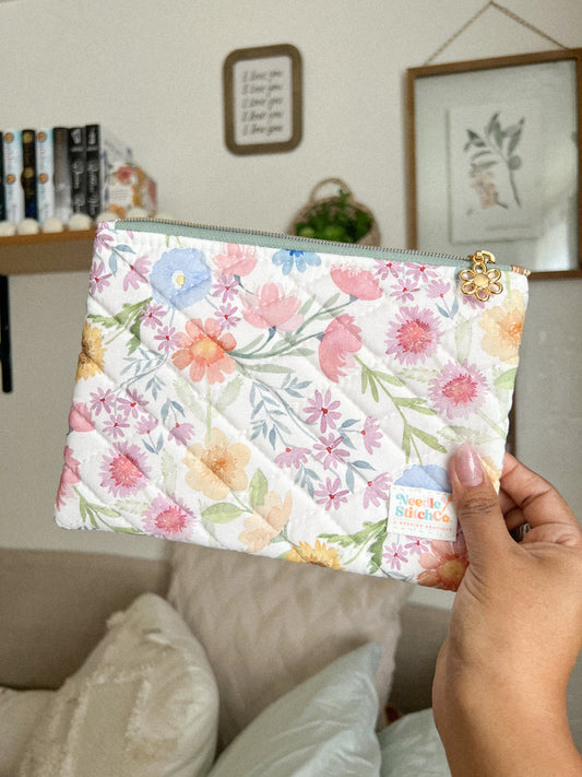 Spring Fling Quilted Pouch