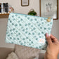 Daybreak Mist Floral Quilted Pouch