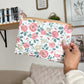 Cottage Floral Quilted Pouch