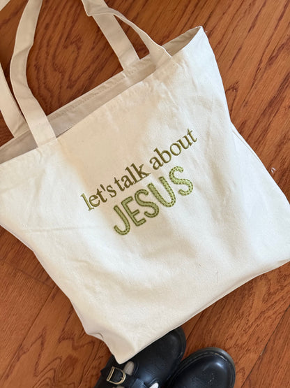 Let's talk about Jesus