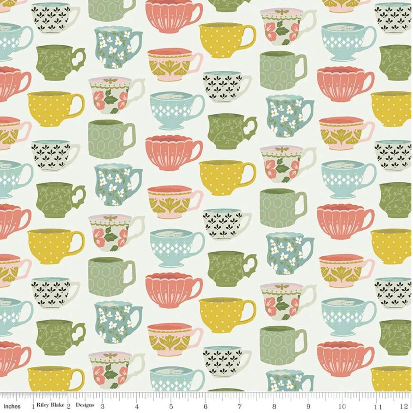 Sunday Teacups Pouch