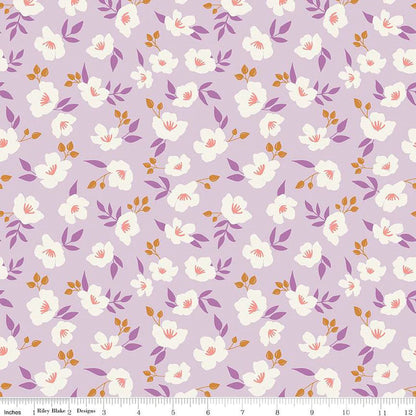 Flowing Floral Lilac
