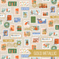 Holiday Stamps in Cream