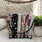 Gingham Midnight Blooms